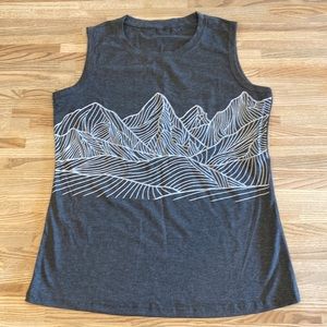 Gray Graphic Tank